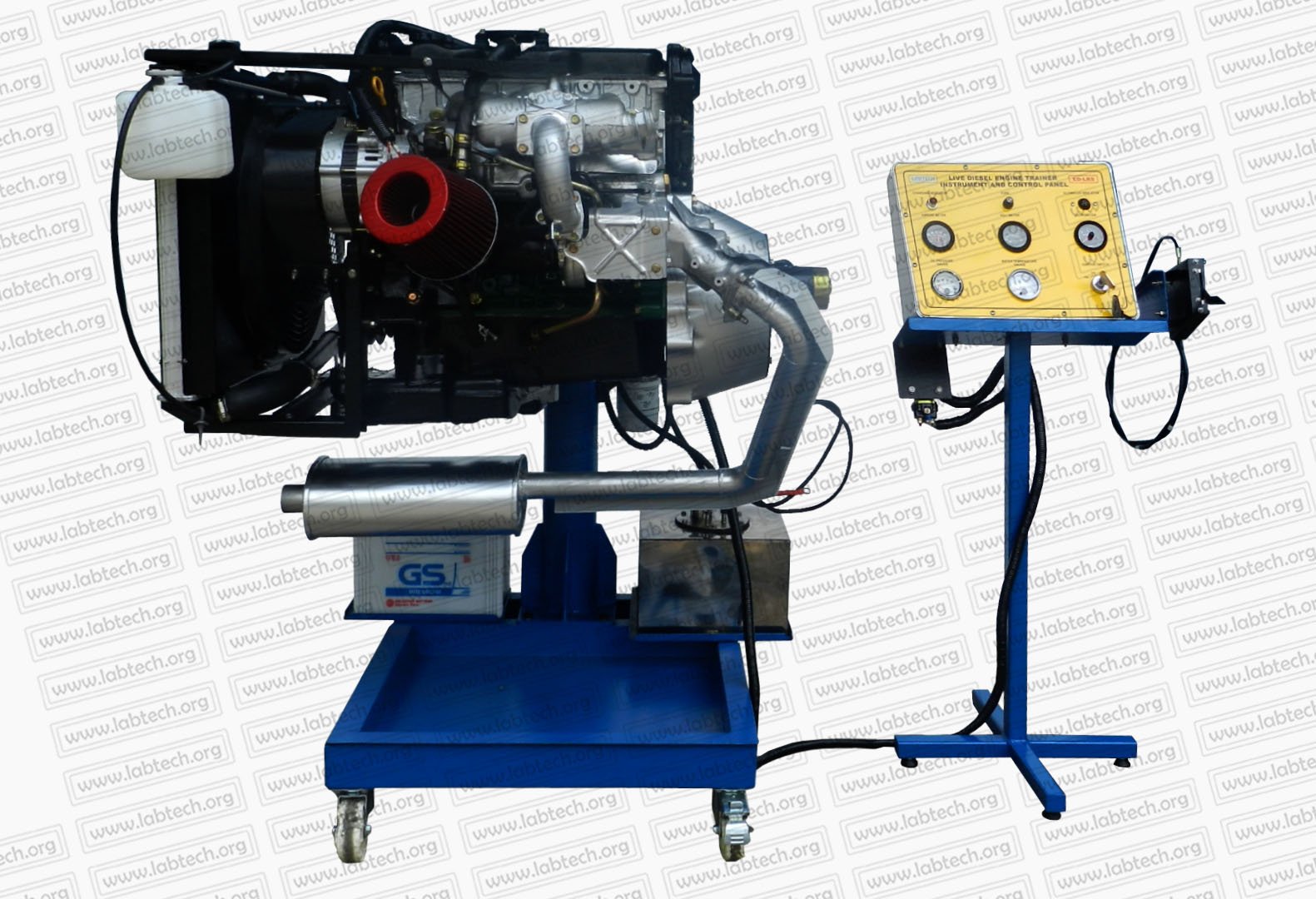 Live Diesel Engine for Repair Skill Training