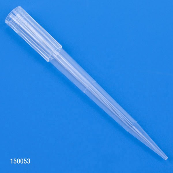Certified Pipette Tips, 100-1250uL, Low Retention, Universal, Natural, 84mm, STERILE, Racked, 96/Rack, 6 Racks/Box