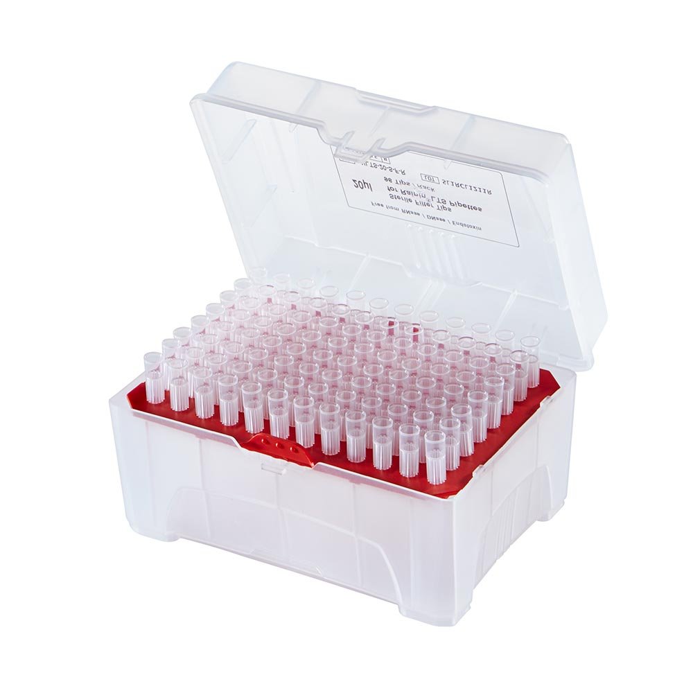 PosiStop Filter Pipette tip, 20ul, Sterile, graduated, 96/rack, 10 racks box, 10 boxes case