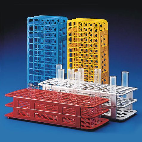 Rack, Tube, 20/21mm, 40-Place, PP, Yellow