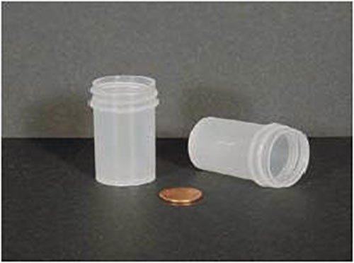 Jar, Wide Mouth, 26mL (7/8oz), PP, 33mm Opening, 1 x 1 7/8″   (Screw Cap Packaged Separately)