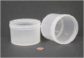 Jar, Wide Mouth, 240mL (8oz), PP, 89mm Opening, 3 3/16 x 2 3/8″   (Screw Cap Packaged Separately)