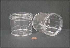 Jar, Wide Mouth, 360mL (12oz), PS, 89mm Opening, 3 3/16 x 3″   (Screw Cap Packaged Separately)