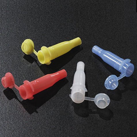HORIBA ABX: Sample Cup with Cap for Cobas Mira, Bio, Fara and Horiba ABX analyzers, Green