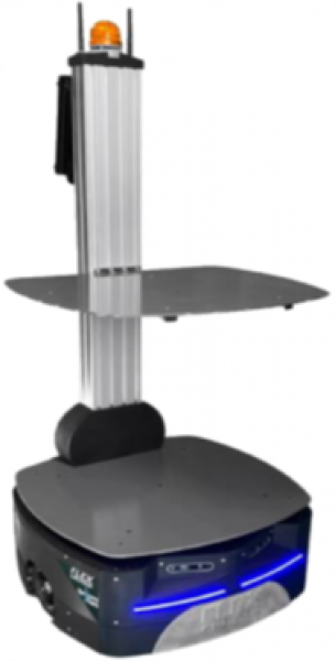 ROBOT MOBILE AUTONOME POLYVALENT POUR TRANSPORT DE CHARGE – HAUTEUR 1400MM