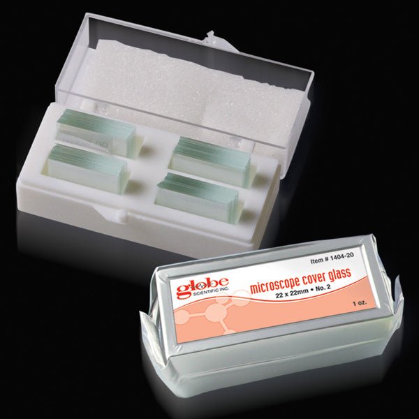 Microscope Cover Glass, 24mm x 60mm, # 2 Thickness (Approx Pcs per 1 oz box: 46)