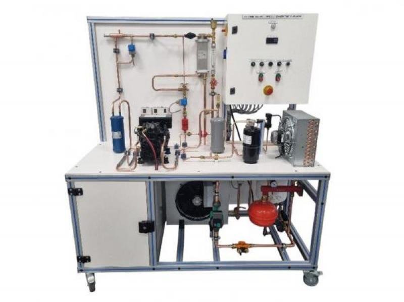 REFRIGERANT TRANSFER TRAINER WITH SEMI HERMETIC COMPRESSOR (AIR/WATER)