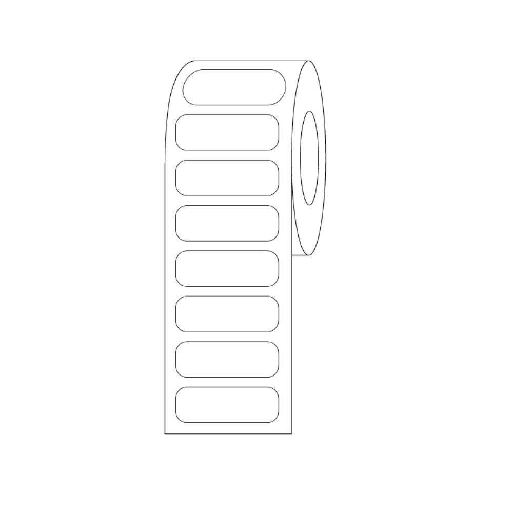 Label Rolls, Cryo, 21x7mm, for 0.5mL Tubes, White
