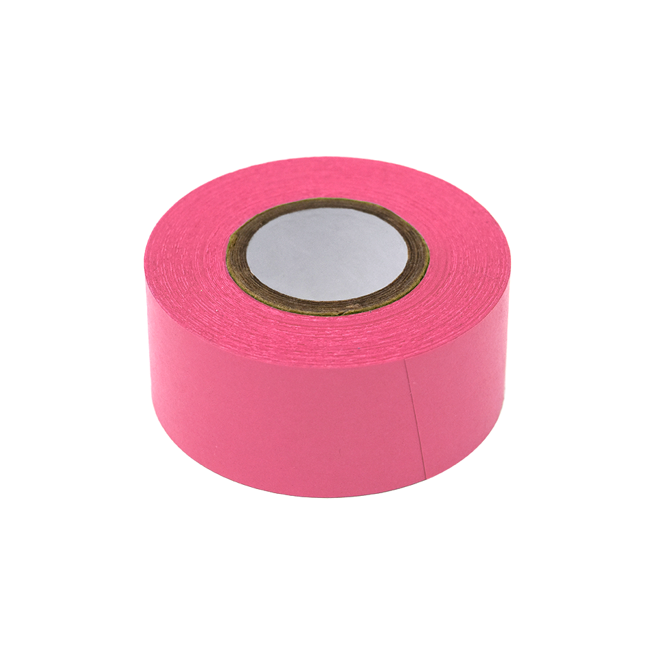 Labeling Tape, 1″ x 500″ per Roll, 3 Rolls/Box, Rose