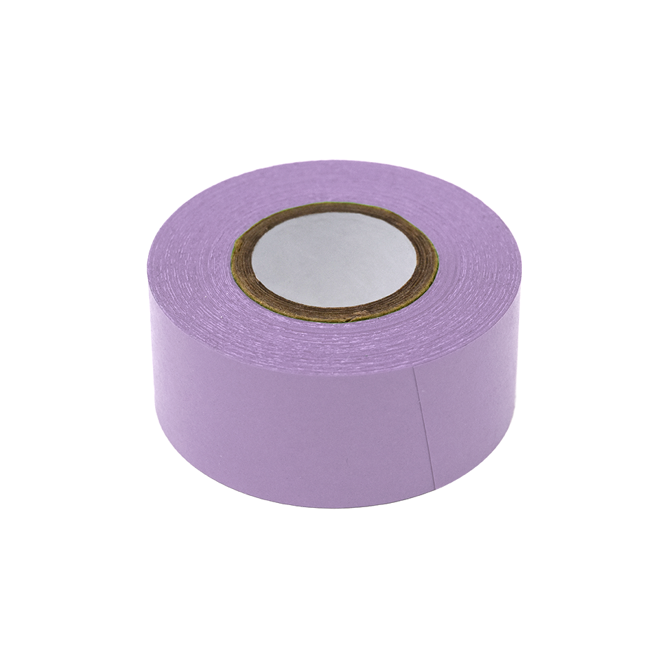 Labeling Tape, 1″ x 500″ per Roll, 3 Rolls/Box, Violet