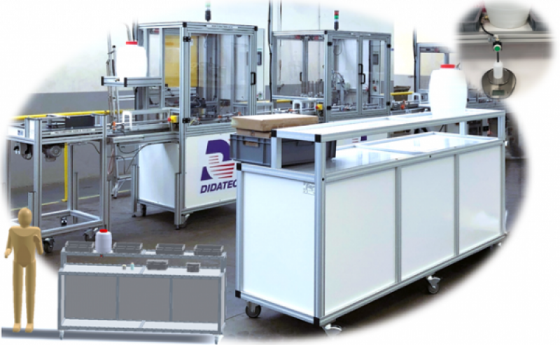POSTE DE TRAVAIL MOBILE POUR PRODUCTION EN MODE DEGRADE
