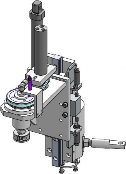 SOUS-SYSTEME MECANIQUE PREHENSEUR COMPLET – Ensemble fourni sur un pied de support, identique à celui de la machine réf MLP335