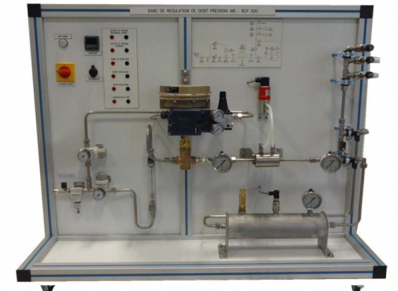 REGULATING BENCH OF PRESSURE AND AIR FLOW RATE