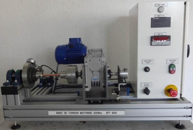 MOTORIZED TORSION BENCH 200Nm