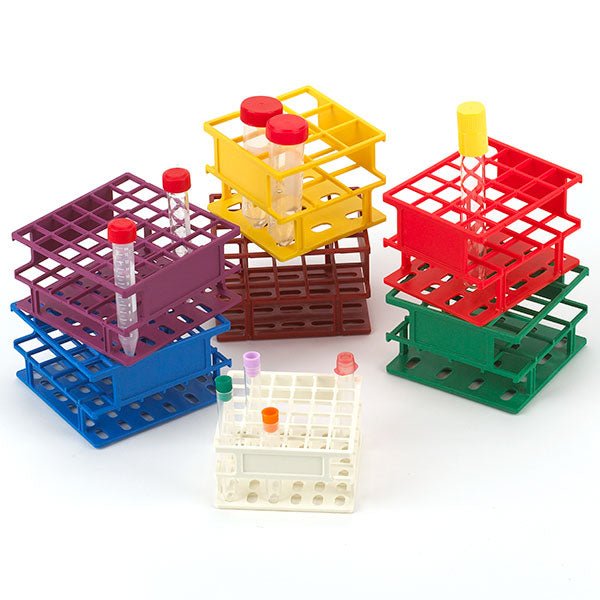 Wireless Tube Rack, 16mm, Half Size: 36-Place, Nylon, White